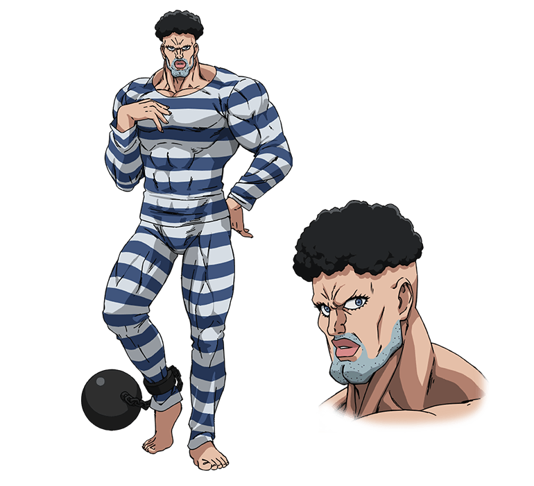 one punch man character Puri Puri Prisoner