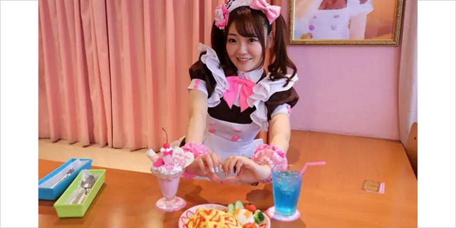 tokyo themed restaurant at home cafe maid